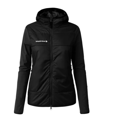 Martini Sportswear - Trektech Hybrid Jacket G-Loft® W - Giacche ibride in black - vista frontale - Donna