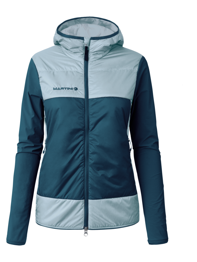 Martini Sportswear - Trektech Hybrid Jacket G-Loft® W - Hybridjacken in poseidon-ice - Vorderansicht - Damen