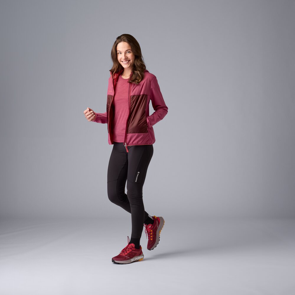 Martini Sportswear - Trektech Hybrid Jacket G-Loft® W - Giacche ibride in black - outfit completo - Donna
