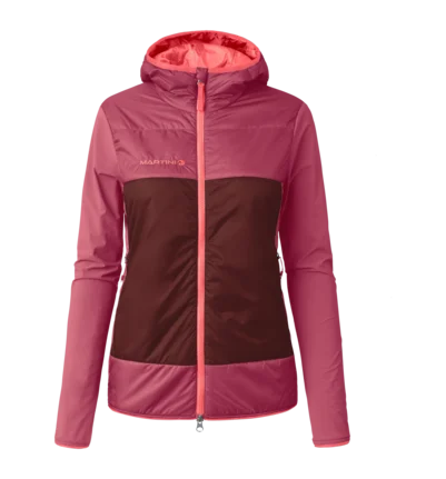Martini Sportswear - Trektech Hybrid Jacket G-Loft® W - Hybrid jackets in blossom-peakan - front view - Women