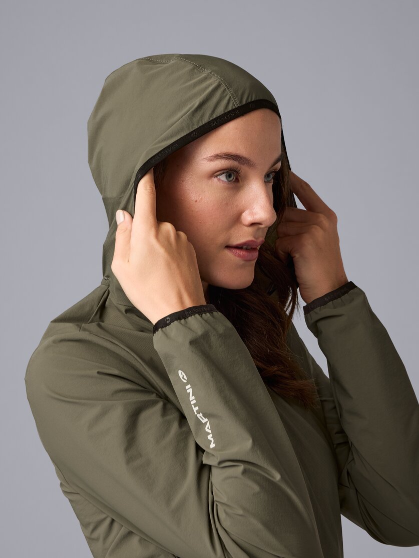Martini Sportswear - Trektech Hybrid Windbreaker Jacket W - Hybridjacken in black-white - Detail 2 - Damen