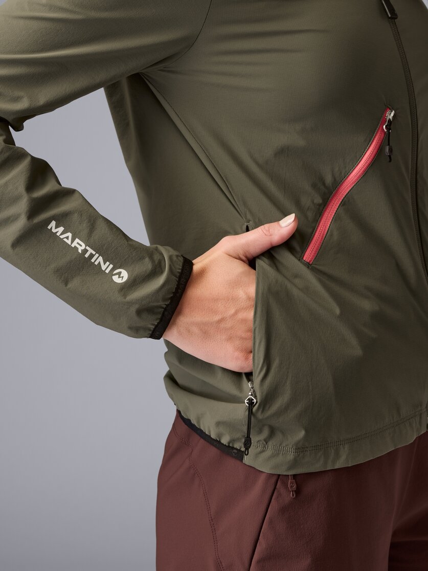 Martini Sportswear - Trektech Hybrid Windbreaker Jacket W - Hybridjacken in black-white - Detail 3 - Damen