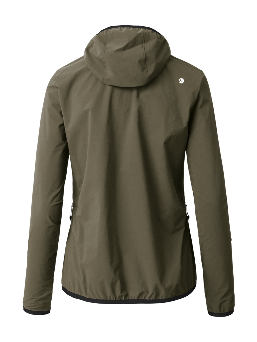Martini Sportswear - Trektech Hybrid Windbreaker Jacket W - Hybridjacken in moss-punch - Rückansicht - Damen