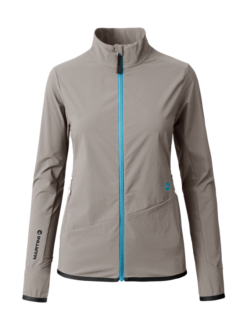 Martini Sportswear - Hillclimb Midlayer Jacket W - Midlayers in stone - Vorderansicht - Damen
