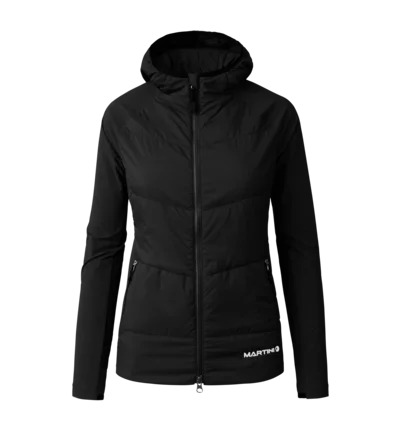 Martini Sportswear - Highventure Hybrid Jacket G-Loft® W - Hybrid jackets in black - front view - Women