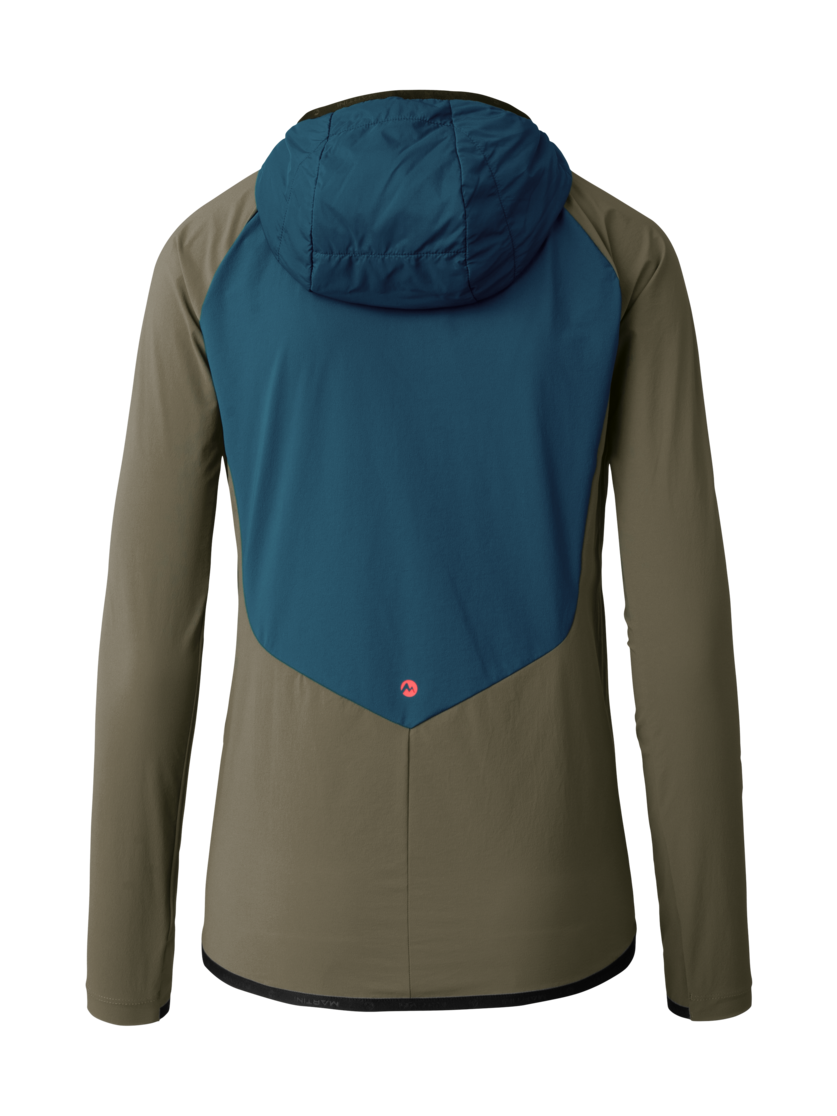 Martini Sportswear - Highventure Hybrid Jacket G-Loft® W - Hybridjacken in poseidon-moss - Rückansicht - Damen