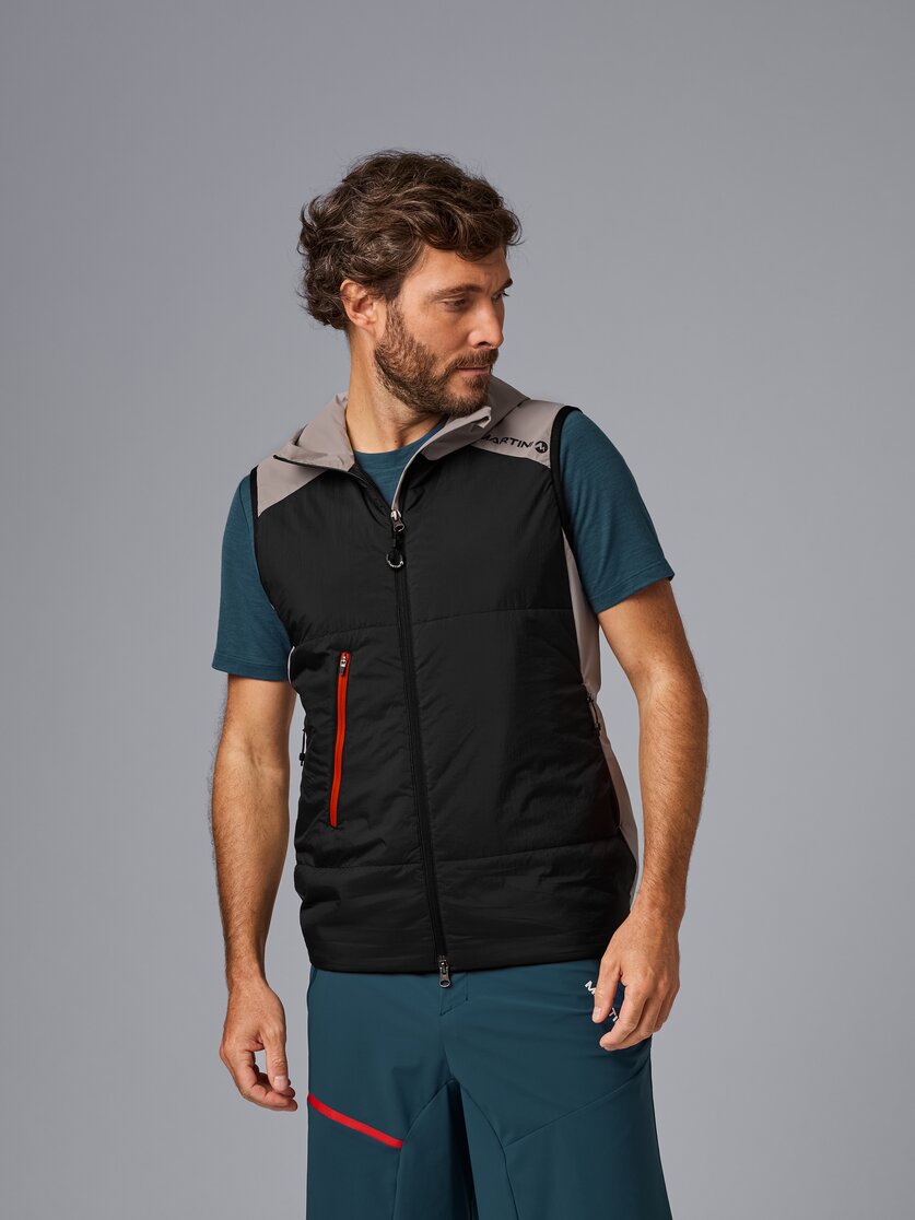 Martini Sportswear - Trektech Hybrid Vest G-Loft® M - Westen in black - Vorderansicht Model - Herren
