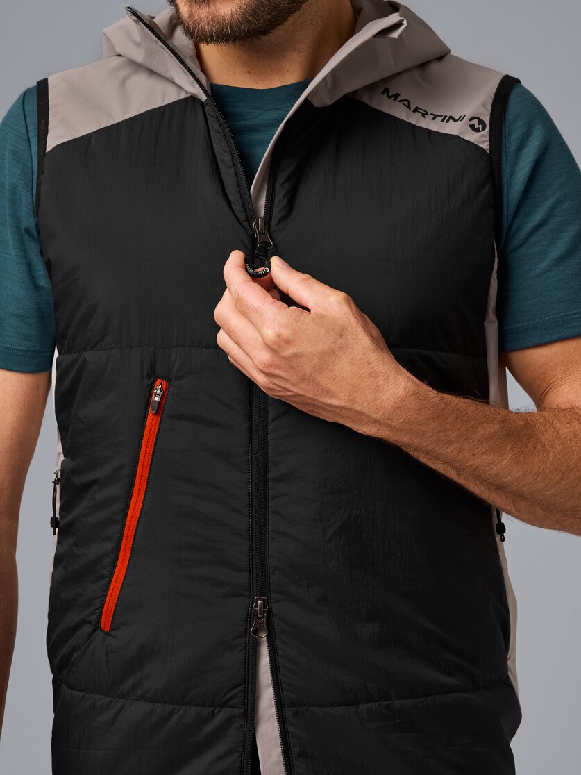 Martini Sportswear - Trektech Hybrid Vest G-Loft® M - Westen in black - Detail 2 - Herren