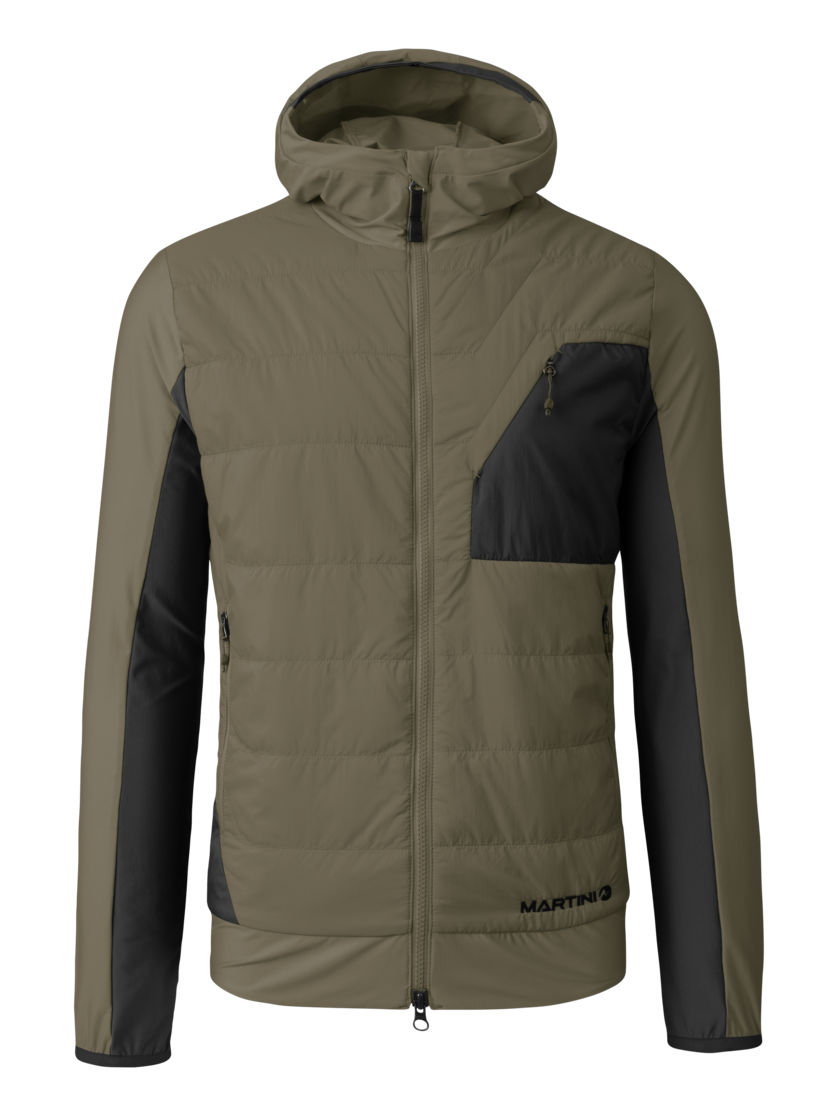 Martini Sportswear - Highventure Hybrid Jacket Primaloft® M - Hybridjacken in moss-black - Vorderansicht - Herren