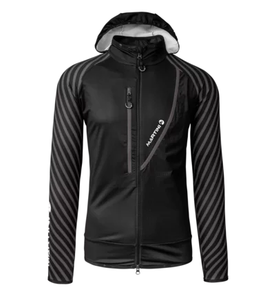 Martini Sportswear - Timebeat Midlayer Jacket Uni - Rennanzug - Oberteile in black-steel - Vorderansicht - Unisex