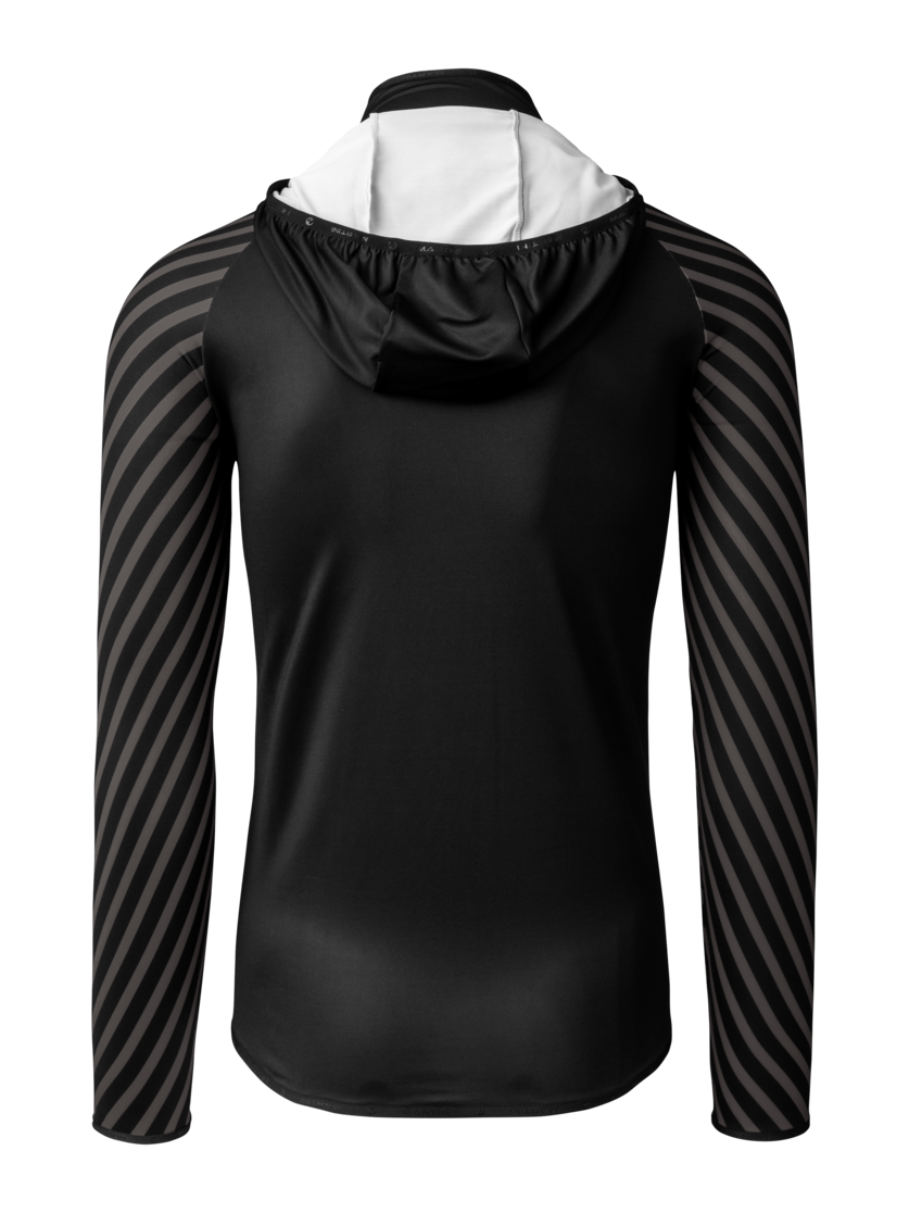 Martini Sportswear - Timebeat Midlayer Jacket Uni - Rennanzug - Oberteile in black-steel - Rückansicht - Unisex