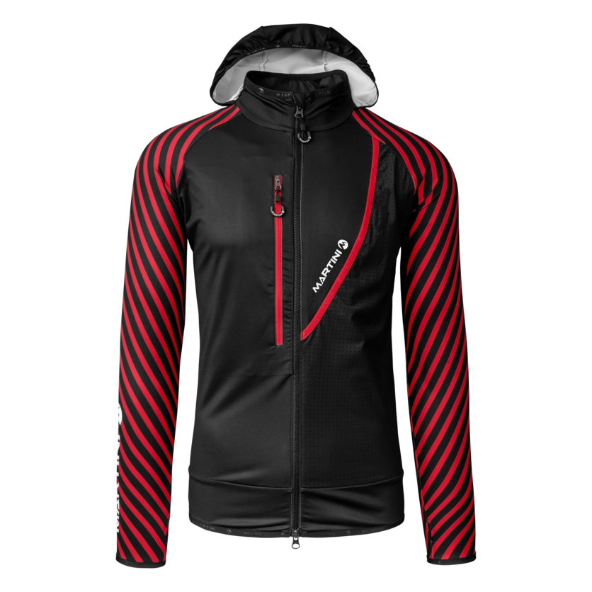 Martini Sportswear - Timebeat Midlayer Jacket Uni - Rennanzug - Oberteile in black-mars - Vorderansicht - Unisex