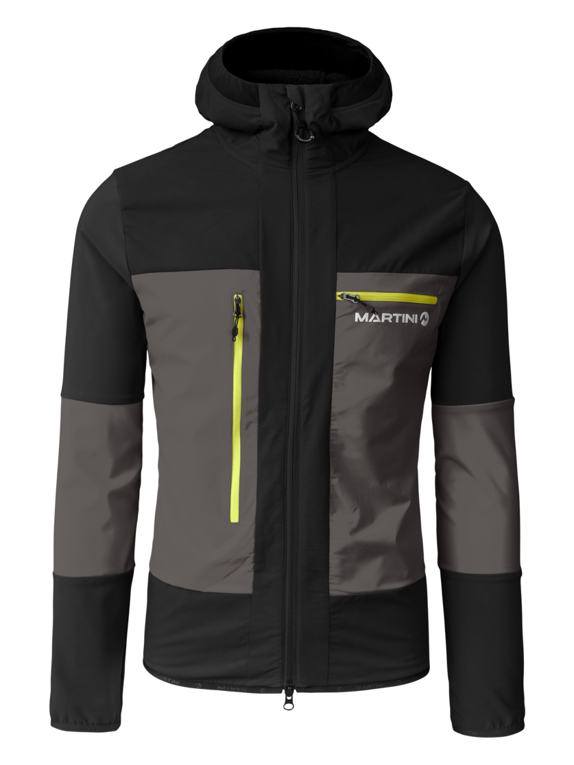 Martini Sportswear - Wildtrack Hybrid Jacket Primaloft® Active M - Hybridjacken in black-steel - Vorderansicht - Herren