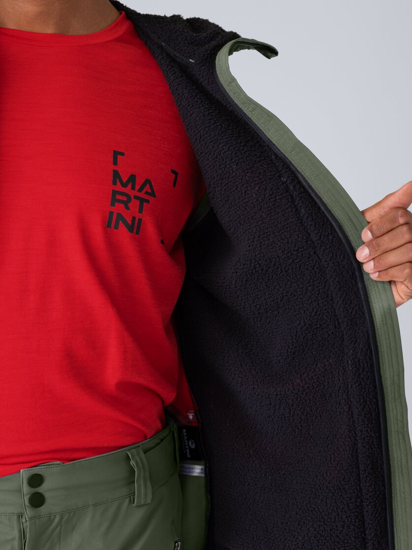 Martini Sportswear - Wildtrack Hybrid Jacket Primaloft® Active M - Hybridjacken in mosstone-mars - Detail 5 - Herren
