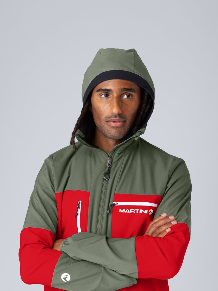 Martini Sportswear - Wildtrack Hybrid Jacket Primaloft® Active M - Hybridjacken in mosstone-mars - Detail 9 - Herren