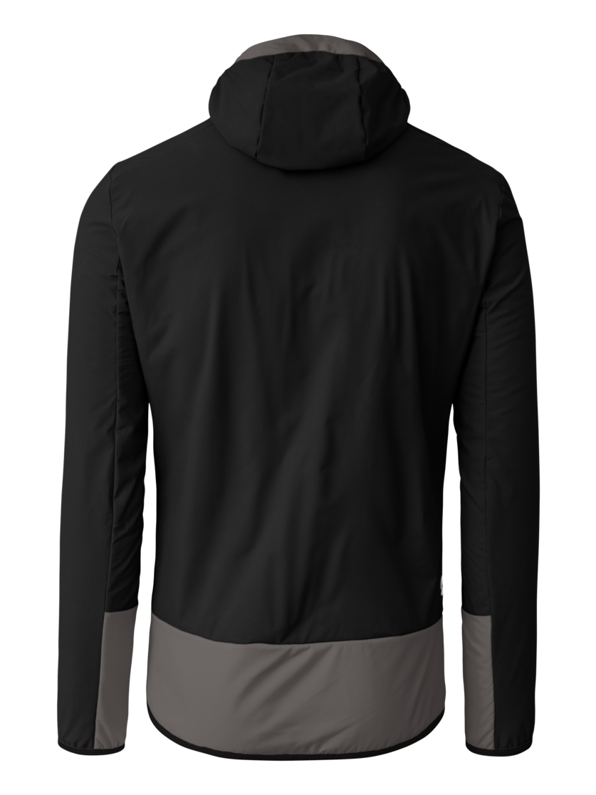 Martini Sportswear - Wildtrack Jacket Primaloft® Active M - Primaloft & Gloft Jackets in black-steel - rear view - Men