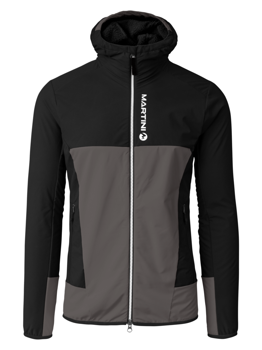 Martini Sportswear - Wildtrack Jacket Primaloft® Active M - Primaloft & Gloft Jackets in black-steel - front view - Men
