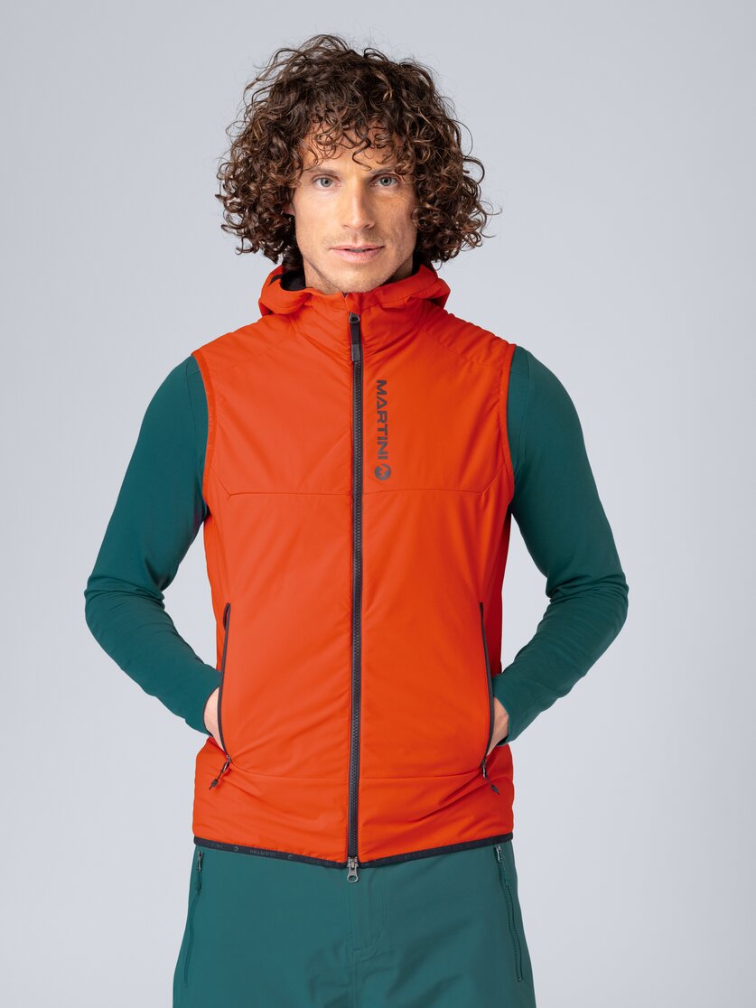 Martini Sportswear - Wildtrack Vest Primaloft® Active M - Westen in mosstone - Vorderansicht Model - Herren