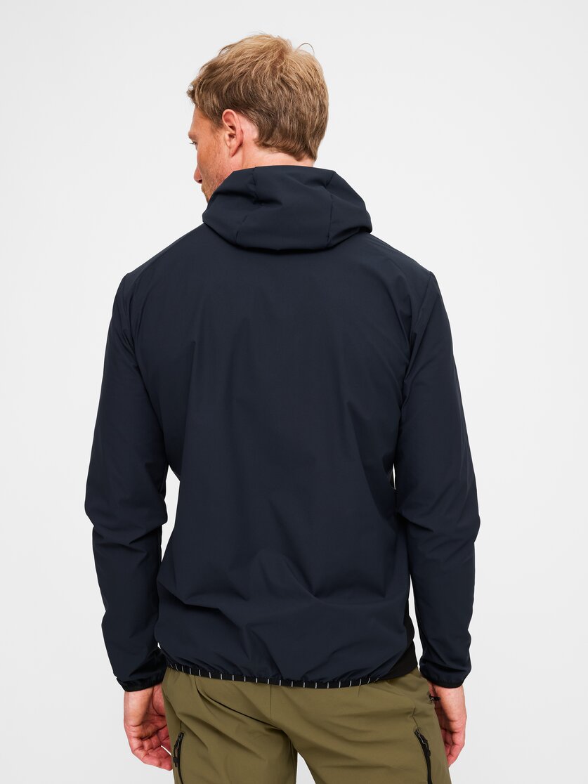 Martini Sportswear - Wildtrack Hybrid Jacket Primaloft® Active M - Giacche ibride in peakan-black - vista laterale modello - Uomo