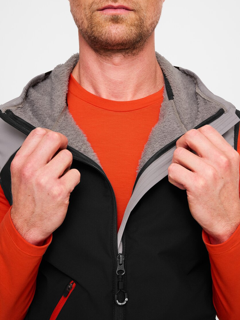 Martini Sportswear - Wildtrack Hybrid Vest Primaloft® Active M - Westen in black - Detail 5 - Herren
