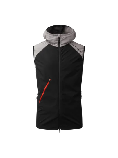 Martini Sportswear - Wildtrack Hybrid Vest Primaloft® Active M - Westen in ash-black - Vorderansicht - Herren