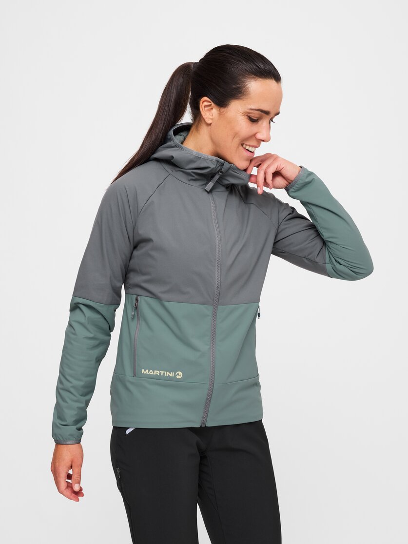 Martini Sportswear - Wildtrack Plus Padded Jacket Primaloft® Active W - Primaloft & Gloft Jackets in true navy - front view model - Women