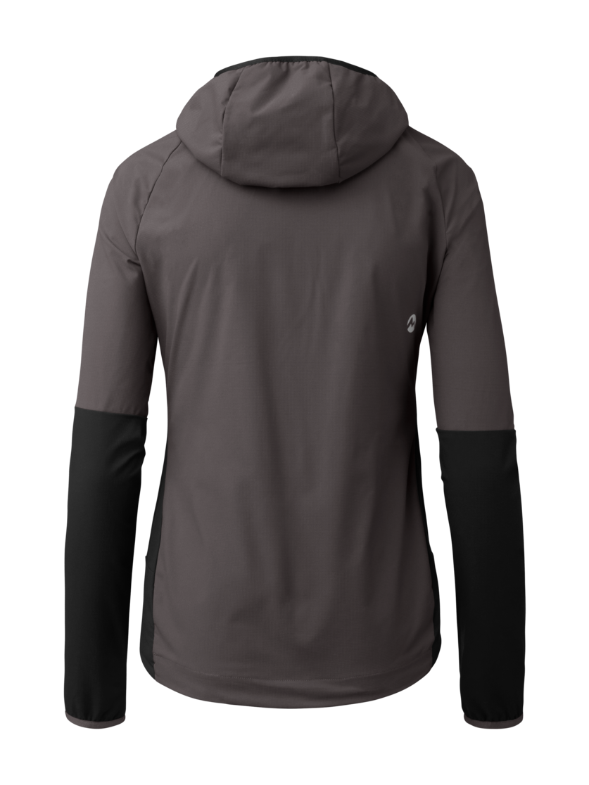 Martini Sportswear - Wildtrack Plus Padded Jacket Primaloft® Active W - Primaloft & Gloft Jackets in granite-black - rear view - Women