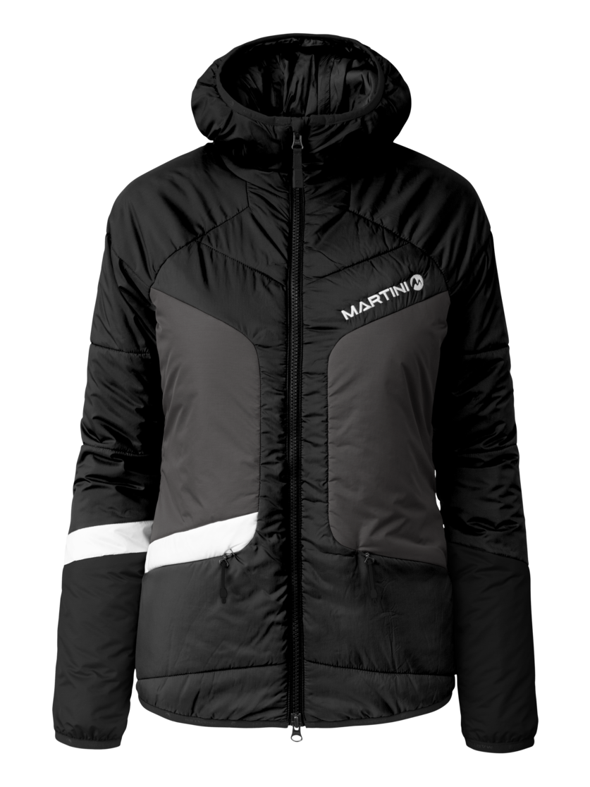Martini Sportswear - Horizon Padded Jacket G-LOFT® W - Primaloft & Gloft Jacken in black-steel - Vorderansicht - Damen