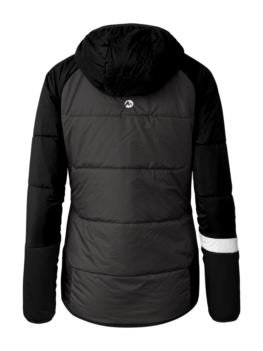 Martini Sportswear - Horizon Padded Jacket G-LOFT® W - Primaloft & Gloft Jacken in black-steel - Rückansicht - Damen