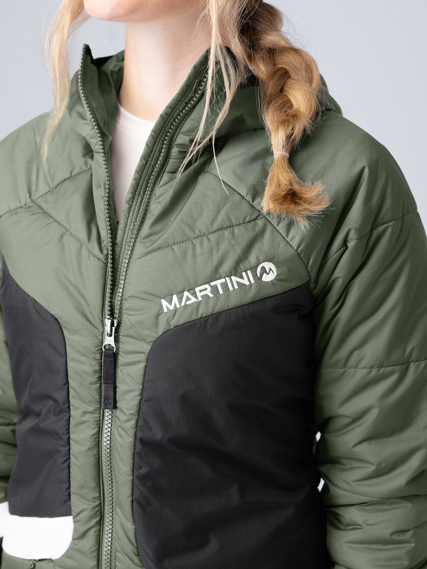 Martini Sportswear - Horizon Padded Jacket G-LOFT® W - Giacche Primaloft e Gloft in mosstone-black - Dettaglio 2 - Donna