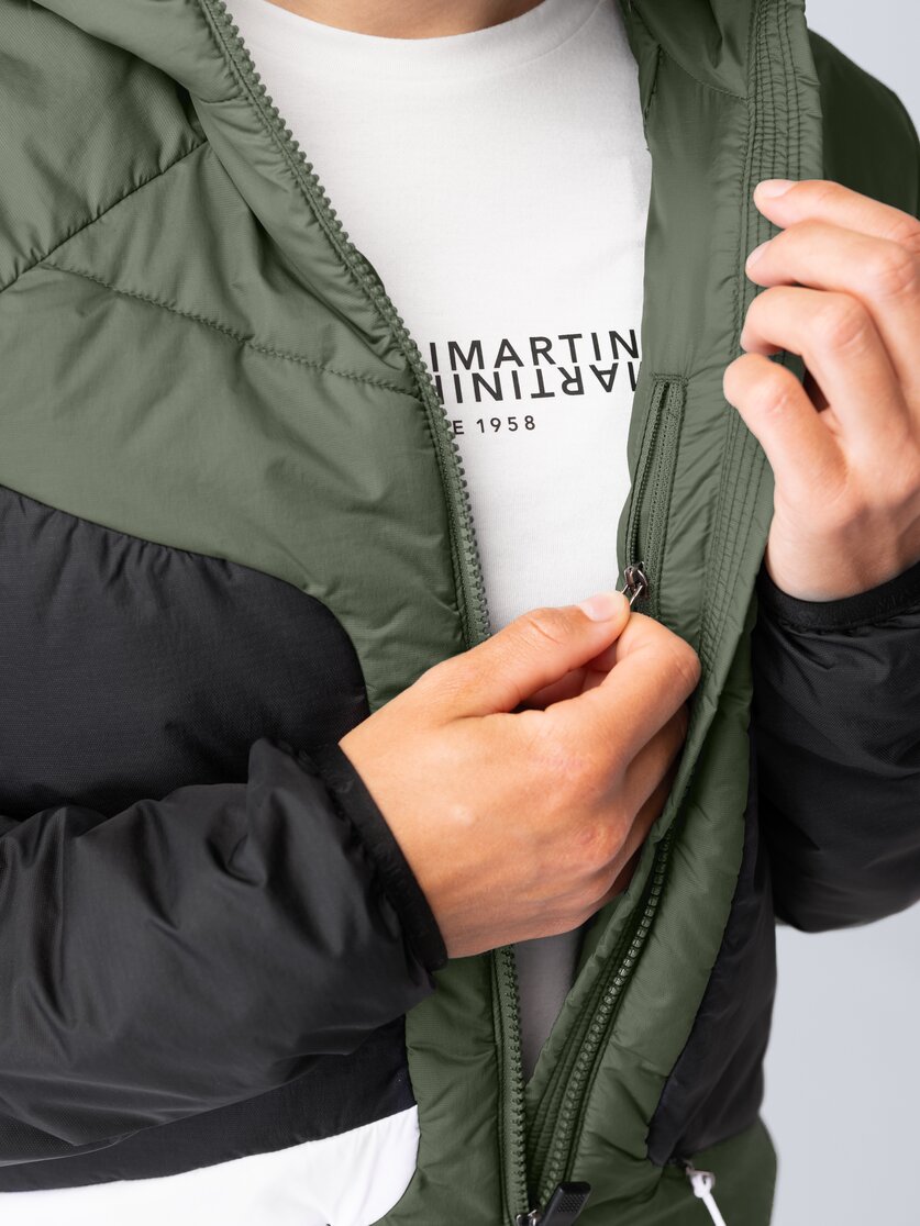 Martini Sportswear - Horizon Padded Jacket G-LOFT® W - Giacche Primaloft e Gloft in mosstone-black - Dettaglio 5 - Donna