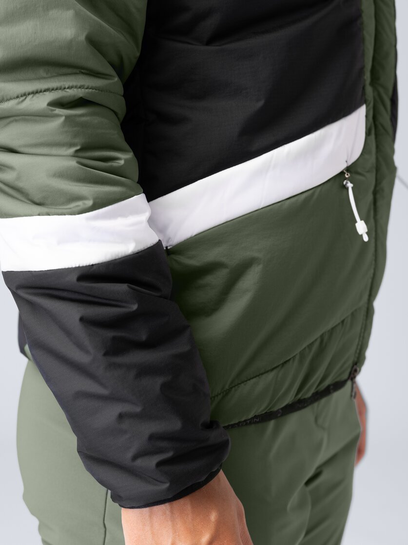 Martini Sportswear - Horizon Padded Jacket G-LOFT® W - Giacche Primaloft e Gloft in mosstone-black - Dettaglio 8 - Donna
