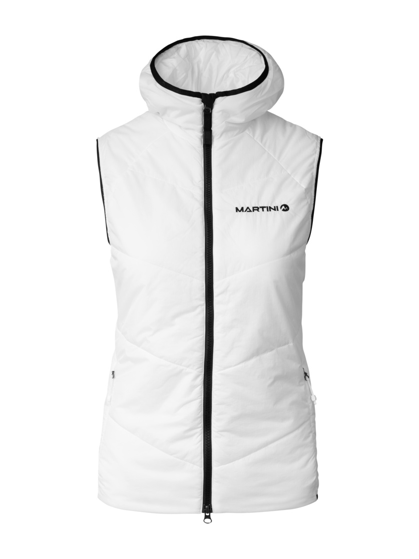 Martini Sportswear - Recharge Padded Vest G-LOFT® W - Westen in white - Vorderansicht - Damen