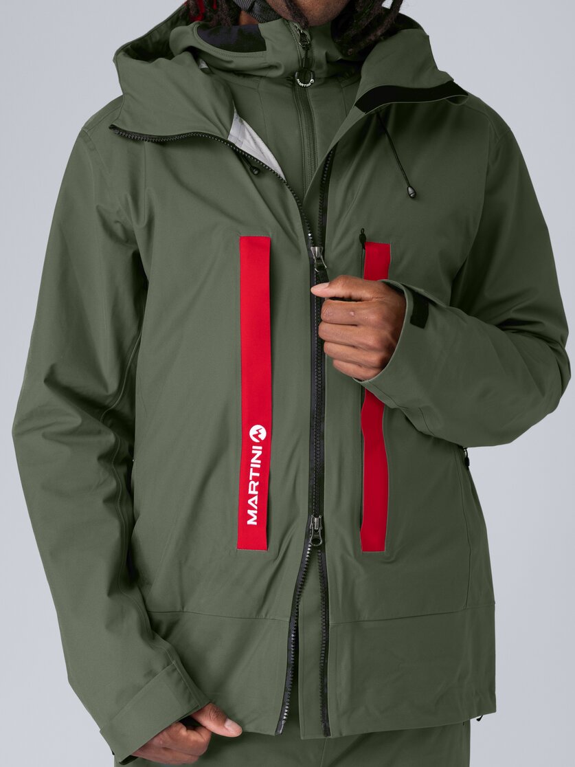Martini Sportswear - Argon 3L Jacket M - Hardshell Jacken in seaport-lava - Detail 3 - Herren
