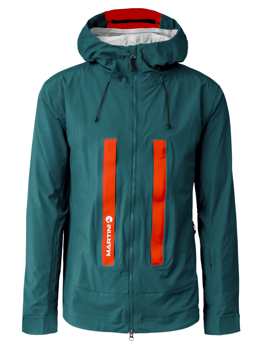 Martini Sportswear - Argon 3L Jacket M - Giacche Hardshell in seaport-lava - vista frontale - Uomo