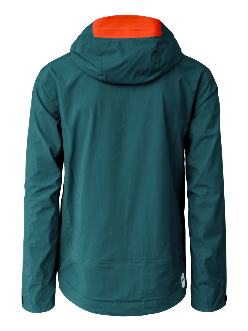 Martini Sportswear - Argon 3L Jacket M - Hardshell jackets in seaport-lava - rear view - Men