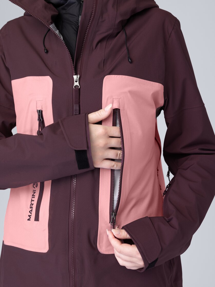 Martini Sportswear - Argon 3L Jacket W - Hardshell Jacken in seaport-scooter - Detail 2 - Damen