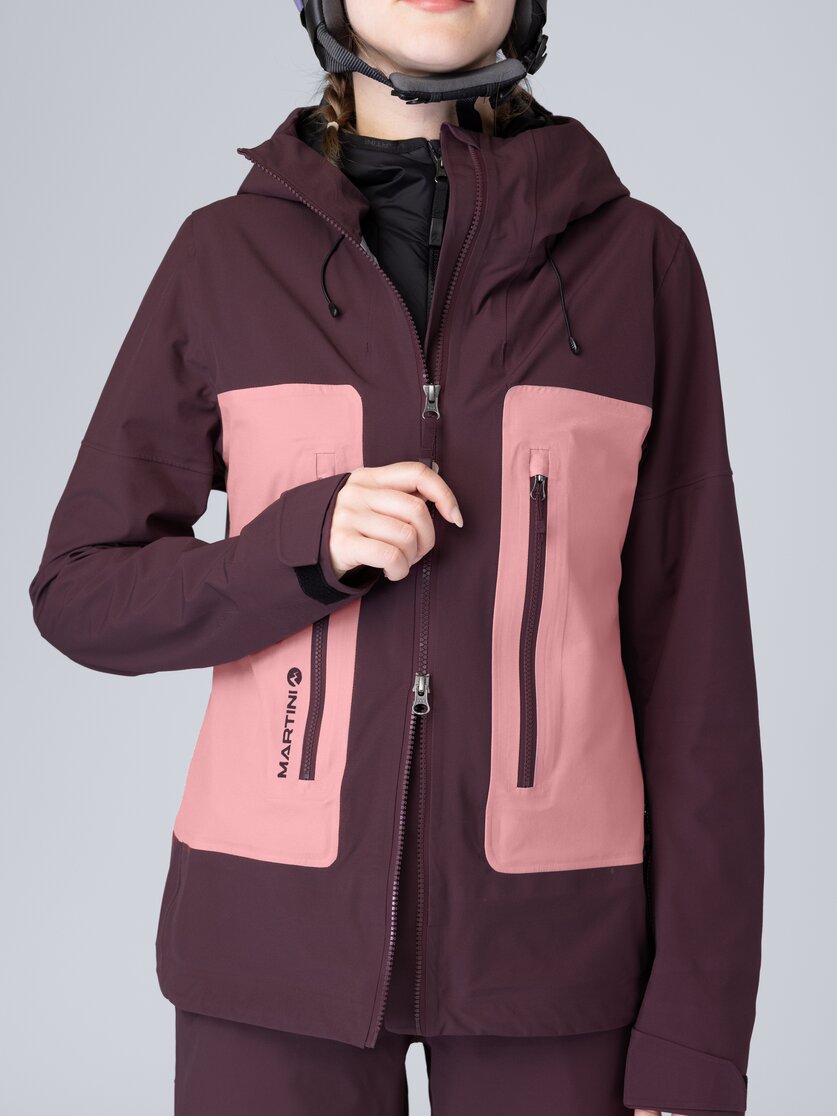 Martini Sportswear - Argon 3L Jacket W - Hardshell Jacken in seaport-scooter - Detail 3 - Damen