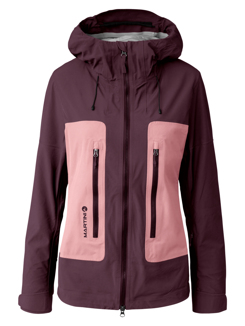 Martini Sportswear - Argon 3L Jacket W - Giacche Hardshell in fairy tale-primrose - vista frontale - Donna