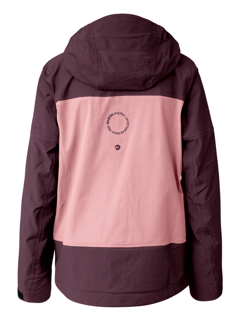 Martini Sportswear - Argon 3L Jacket W - Giacche Hardshell in fairy tale-primrose - vista posteriore - Donna