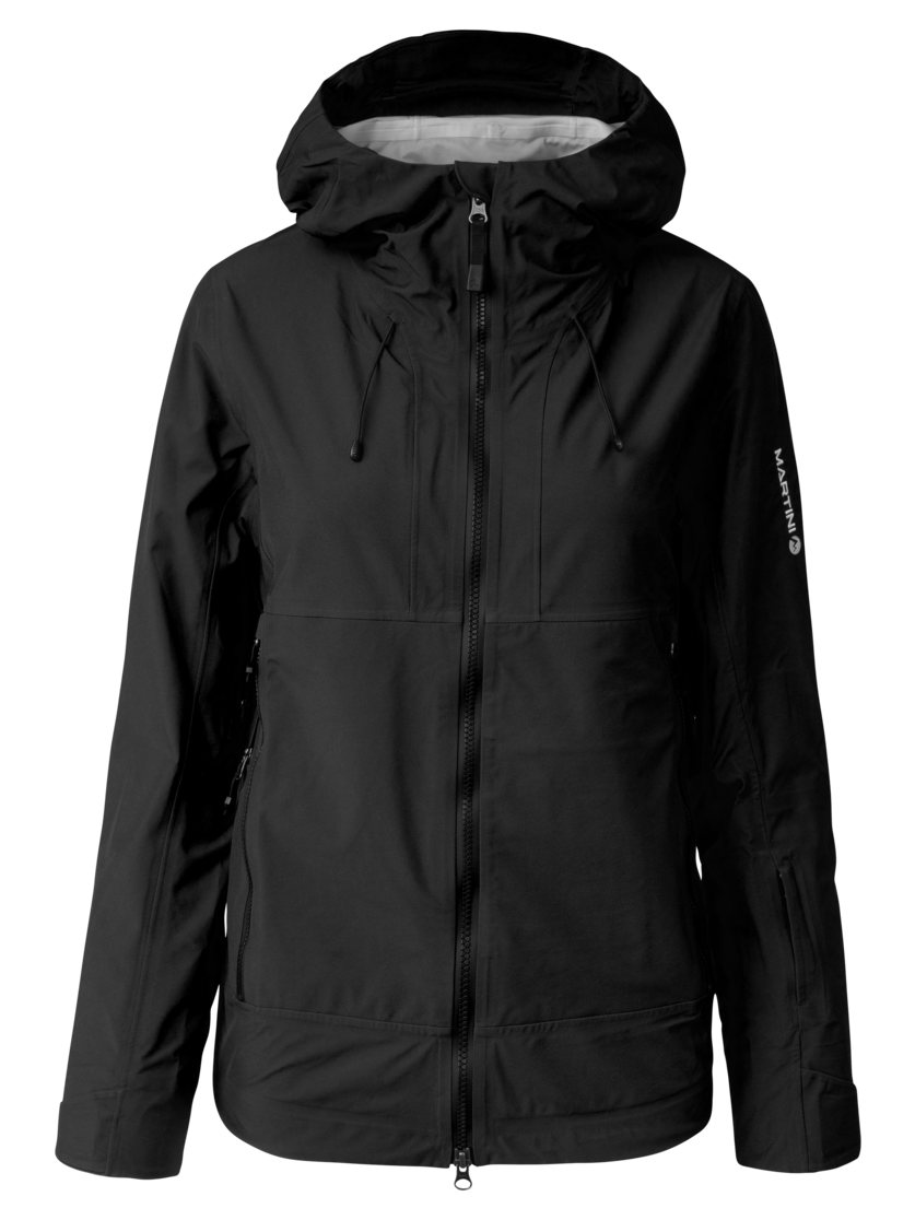 Martini Sportswear - Horizon 3L Jacket W - Giacche Hardshell in black - vista frontale - Donna