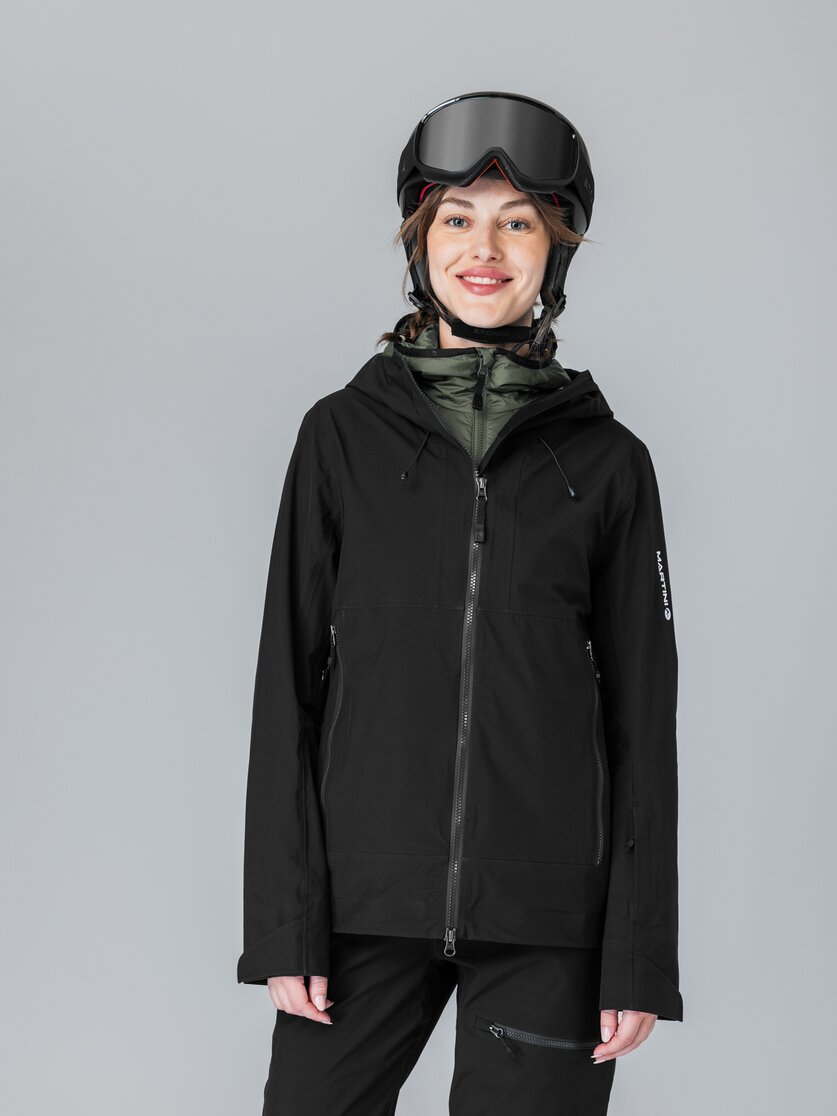 Martini Sportswear - Horizon 3L Jacket W - Giacche Hardshell in seaport - vista frontale modello - Donna