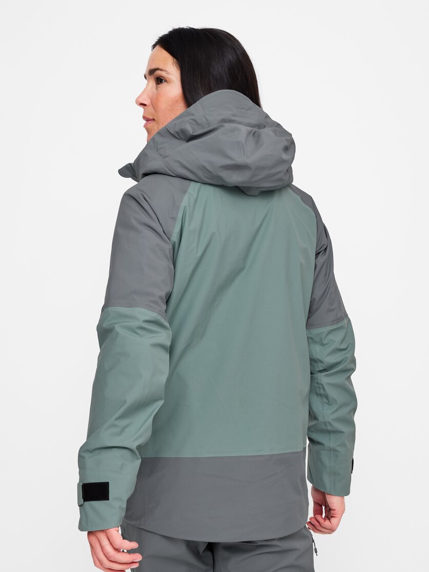 Martini Sportswear - Yalca 3L Jacket W - Giacche Hardshell in desert - vista laterale modello - Donna