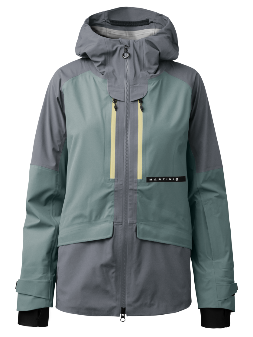 Martini Sportswear - Yalca 3L Jacket W - Giacche Hardshell in storm-misty blue - vista frontale - Donna