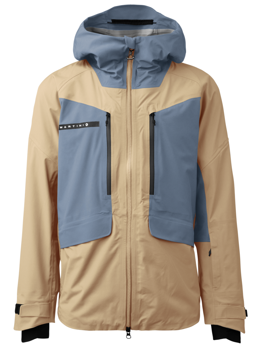 Martini Sportswear - Yalca 3L Jacket M - Giacche Hardshell in desert-moon - vista frontale - Uomo