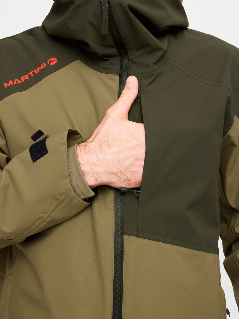 Martini Sportswear - Argon 2L Jacket M - Giacche Hardshell in spanish green-olive - Dettaglio 3 - Uomo