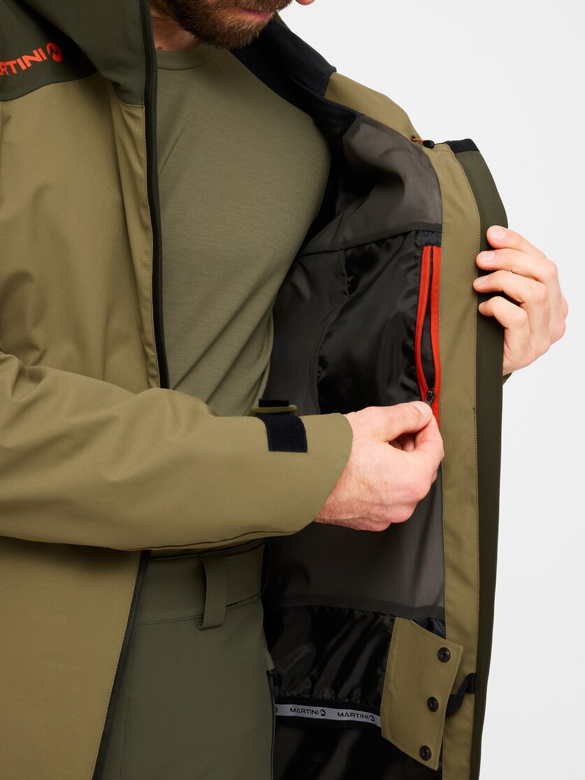 Martini Sportswear - Argon 2L Jacket M - Hardshell Jacken in spanish green-olive - Detail 5 - Herren