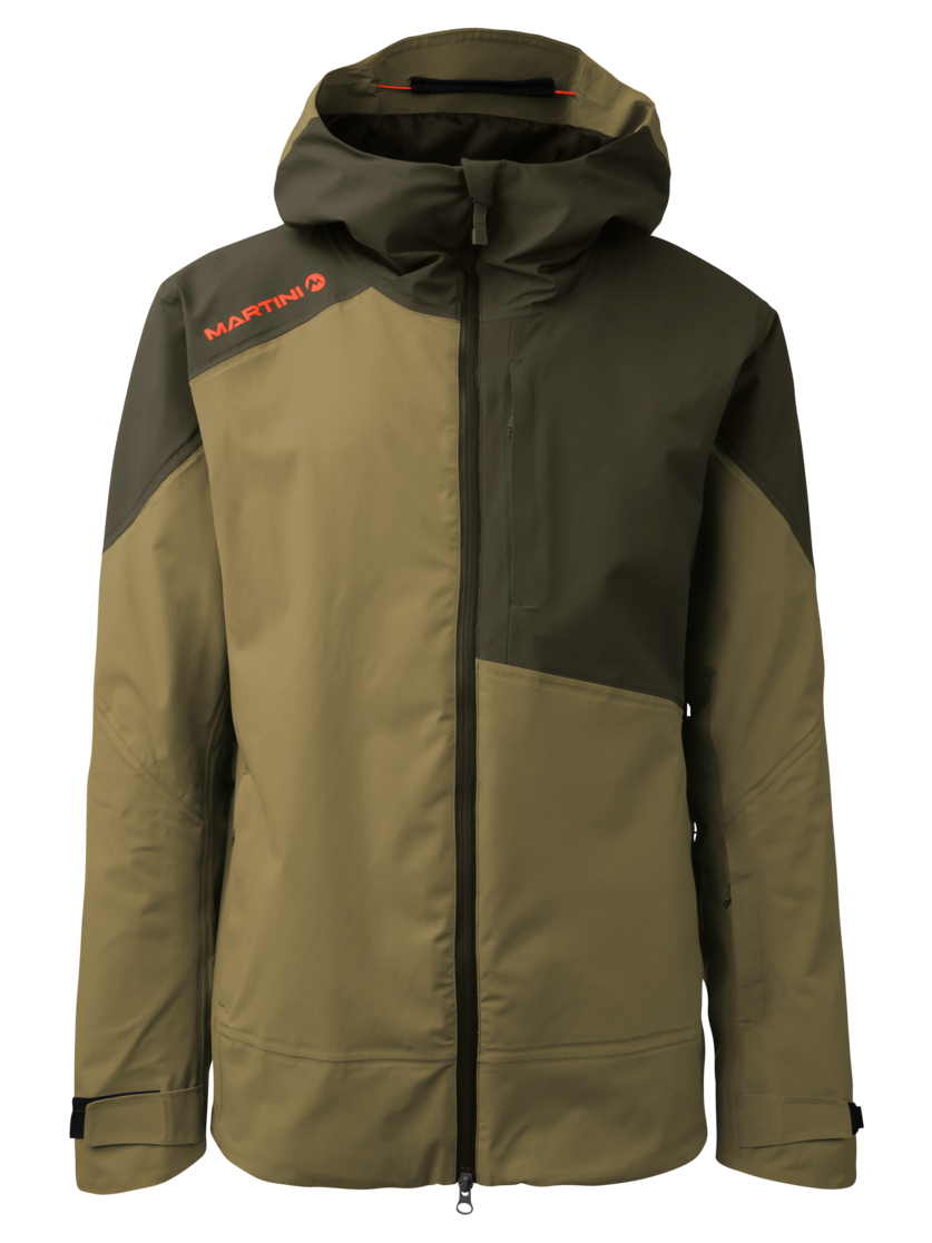 Martini Sportswear - Argon 2L Jacket M - Hardshell Jacken in black-granite - Vorderansicht - Herren