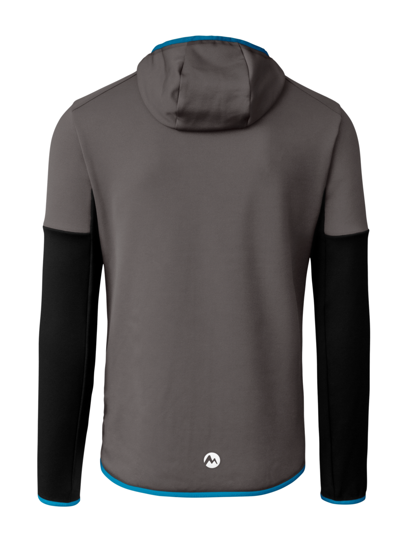 Martini Sportswear - Peakpower Hybrid Windbreaker Jacket M - Hybridjacken in steel-imperial - Rückansicht - Herren