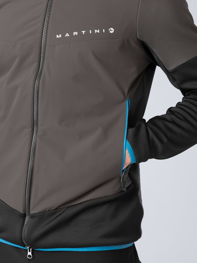 Martini Sportswear - Peakpower Hybrid Windbreaker Jacket M - Hybridjacken in steel-mars - Detail 2 - Herren